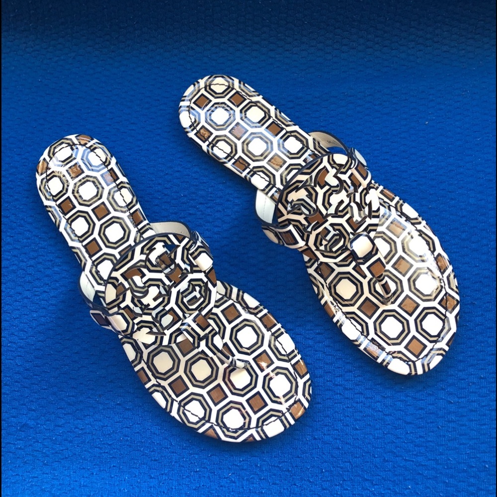NWT Tory Burch Miller patent leather sandals 8.5